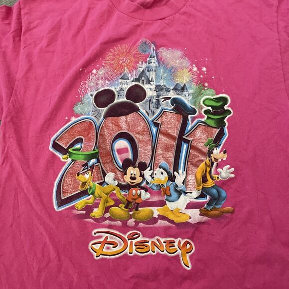 Walt Disney World 2011 T-Shirt Pink Size Large - Picture 4 of 9